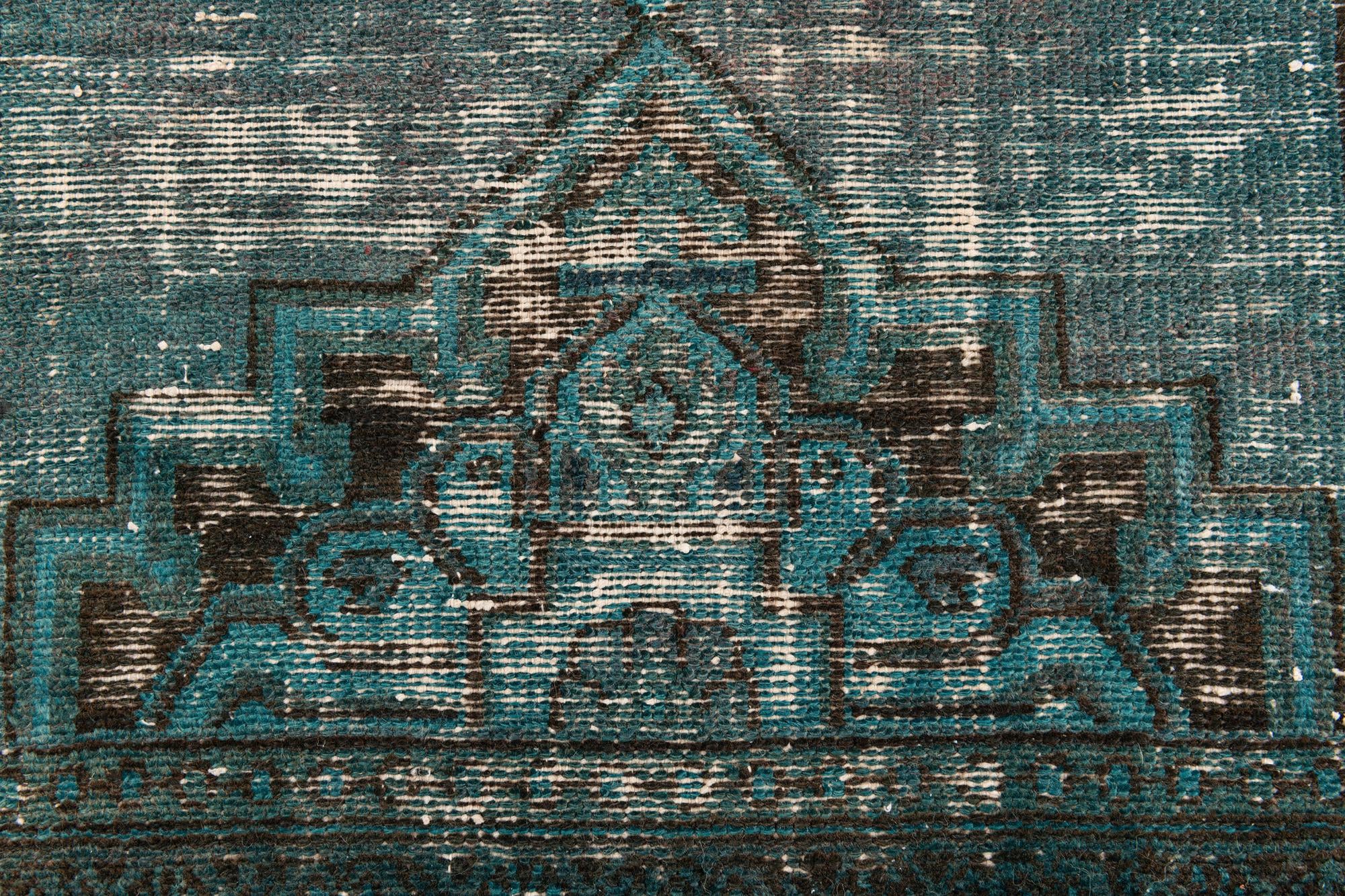3' 1 x 6' 1 Hand Knotted Ultra Vintage Persian Wool Runner Rug