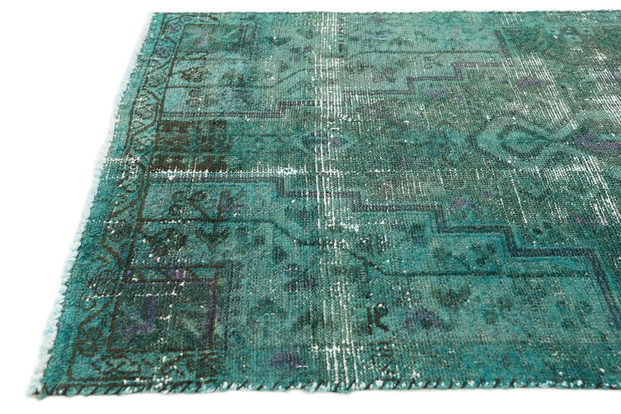 3' x 7' 7 Hand Knotted Ultra Vintage Persian Wool Runner Rug