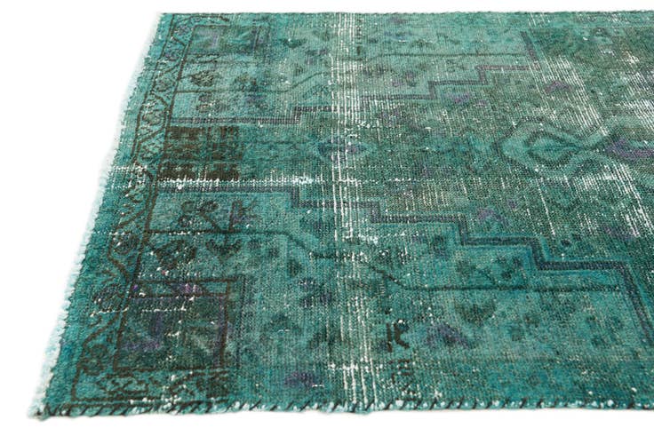 Detail image of 3' x 7' 7 Hand Knotted Ultra Vintage Persian Wool Runner Rug