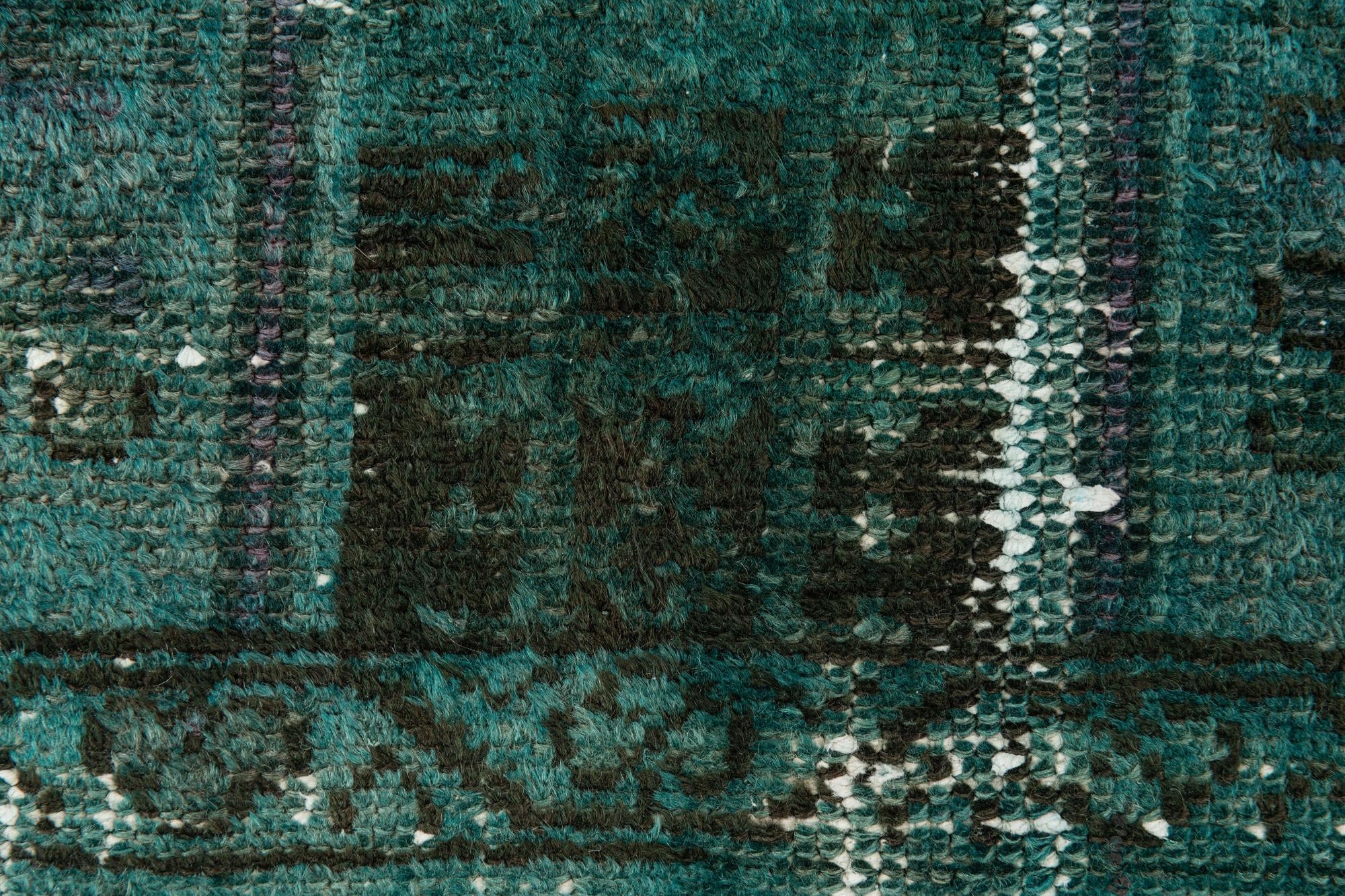 3' x 7' 7 Hand Knotted Ultra Vintage Persian Wool Runner Rug