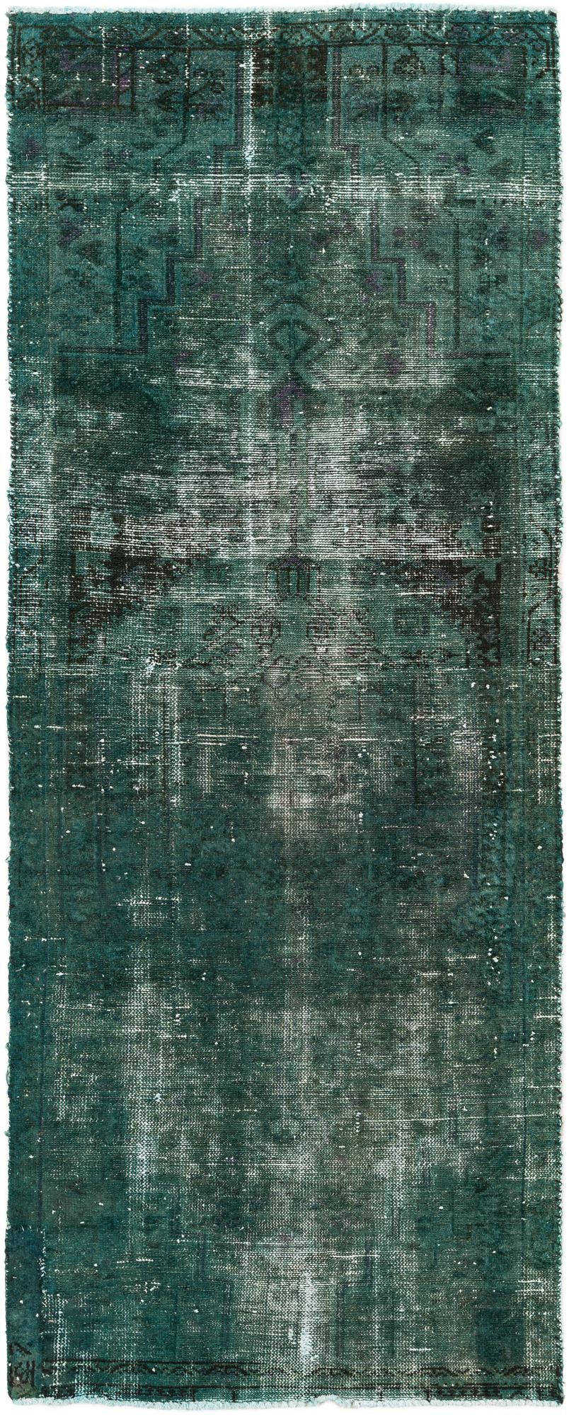 3' x 7' 7 Hand Knotted Ultra Vintage Persian Wool Runner Rug