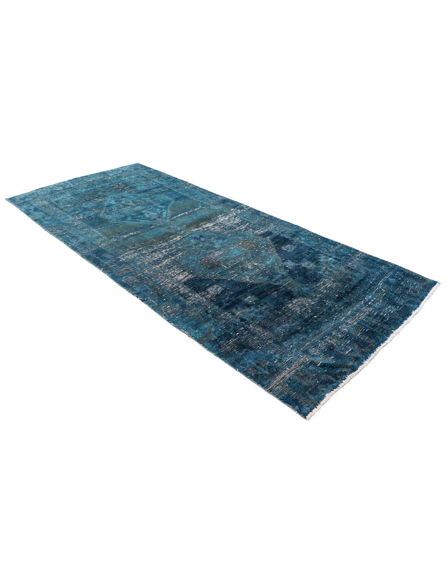 4' x 8' 9 Hand Knotted Ultra Vintage Persian Wool Runner Rug