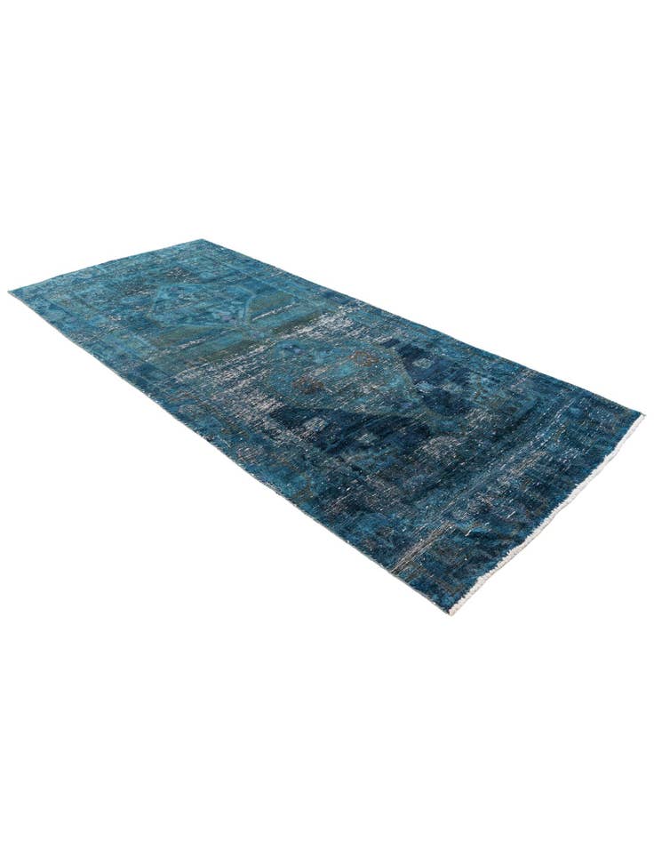 Detail image of 4' x 8' 9 Hand Knotted Ultra Vintage Persian Wool Runner Rug