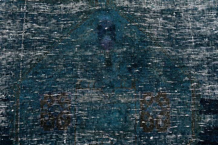 4' x 8' 9 Hand Knotted Ultra Vintage Persian Wool Runner Rug