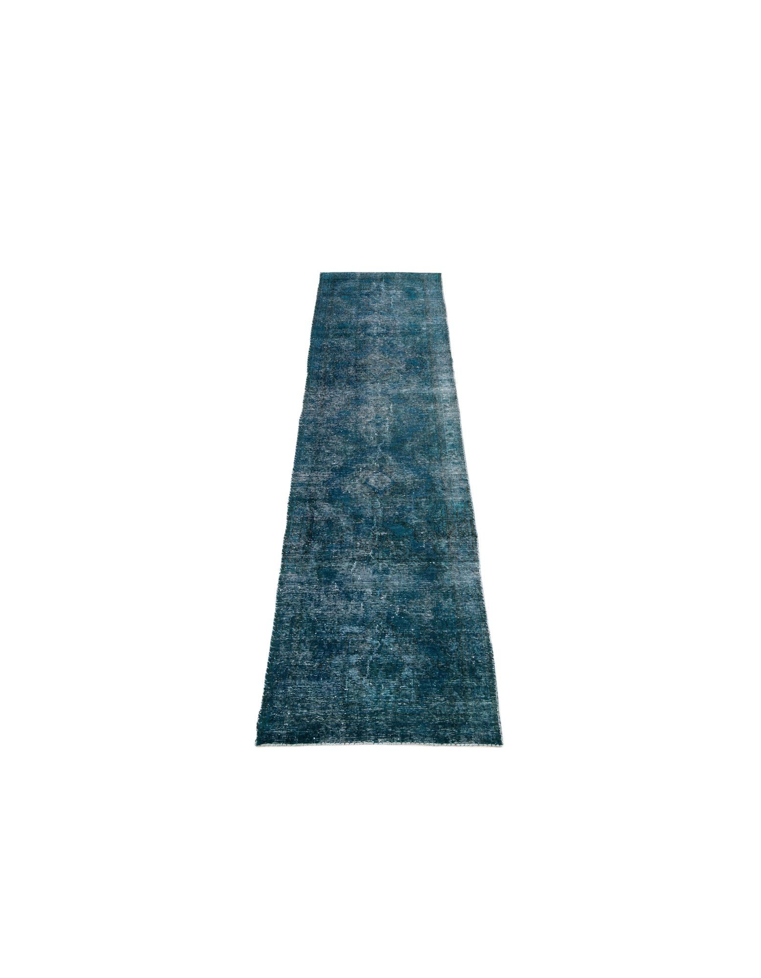 95cm x 385cm anudado a mano Ultra Vintage Alfombra Persa Lana Pasillera