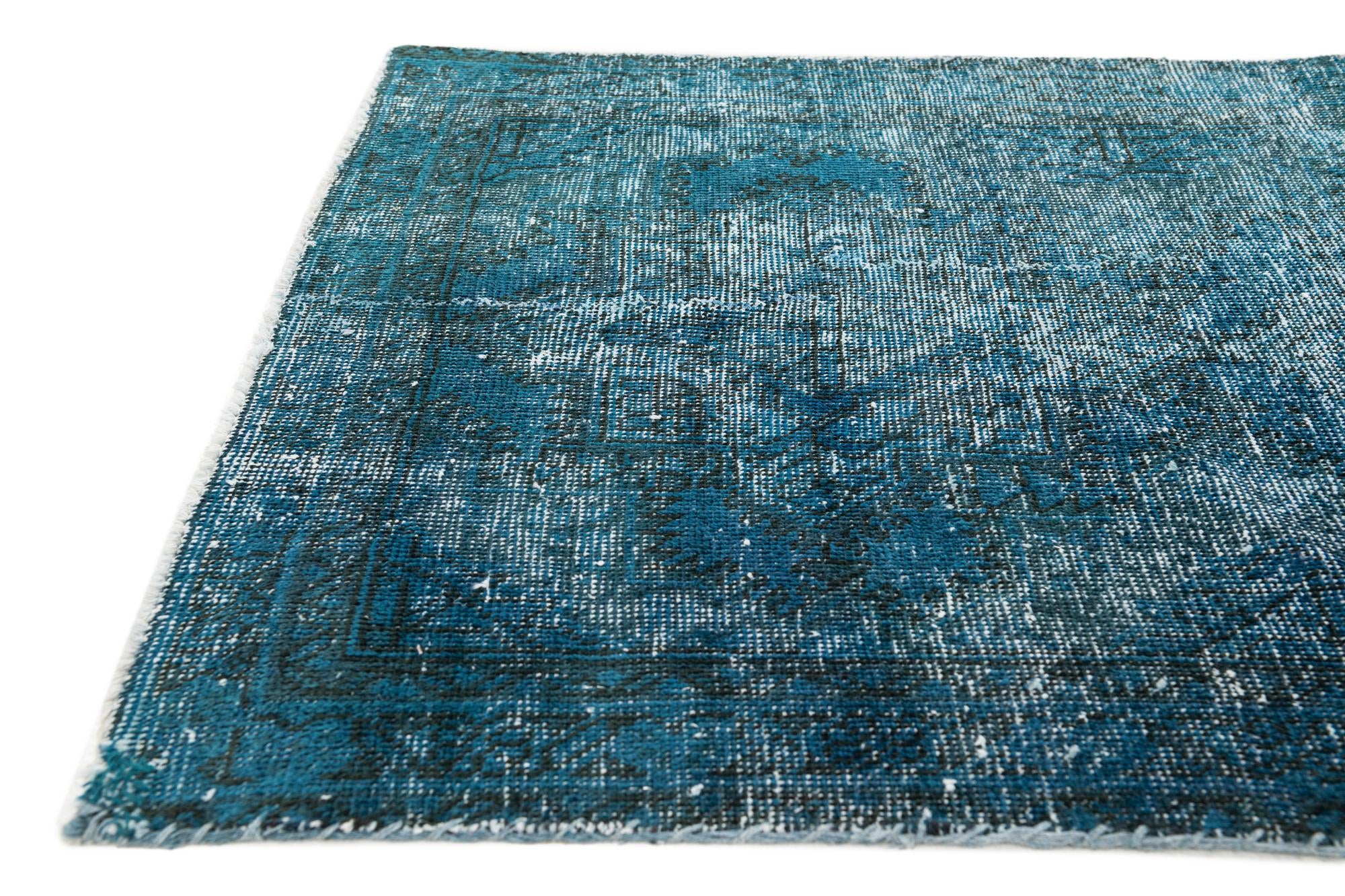 95cm x 385cm anudado a mano Ultra Vintage Alfombra Persa Lana Pasillera
