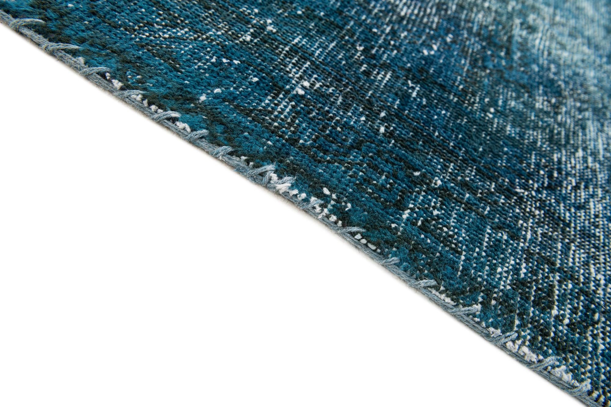 95cm x 385cm anudado a mano Ultra Vintage Alfombra Persa Lana Pasillera