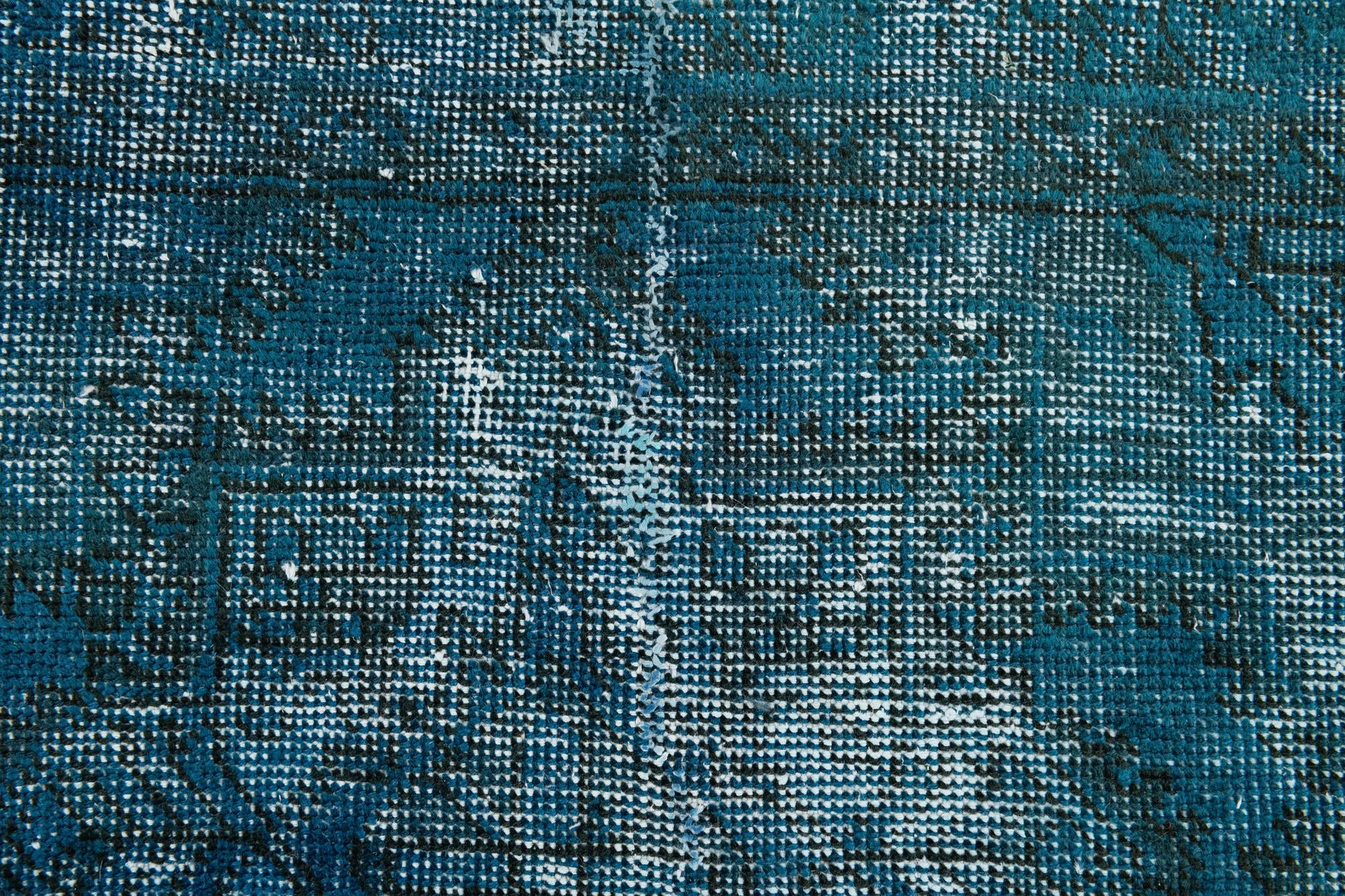 95cm x 385cm anudado a mano Ultra Vintage Alfombra Persa Lana Pasillera