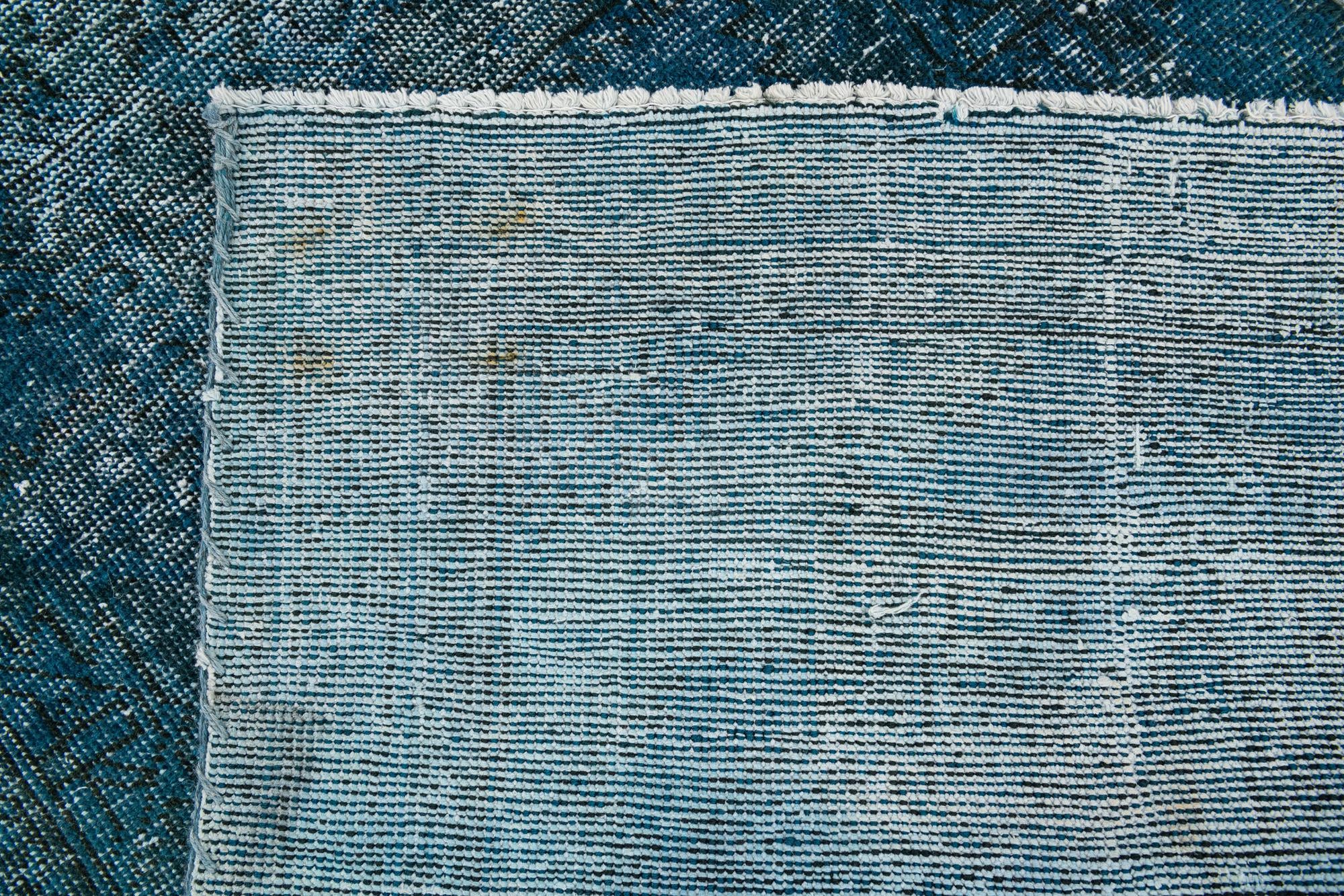 95cm x 385cm anudado a mano Ultra Vintage Alfombra Persa Lana Pasillera