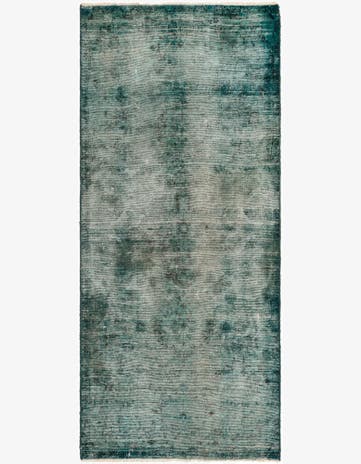 3' 7 x 8' 2 Hand Knotted Ultra Vintage Persian Wool Runner Rug