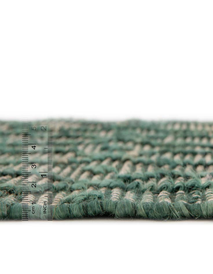 Detail image of 5' 3 x 5' 3 Hand Woven Larsa Jute Square Rug