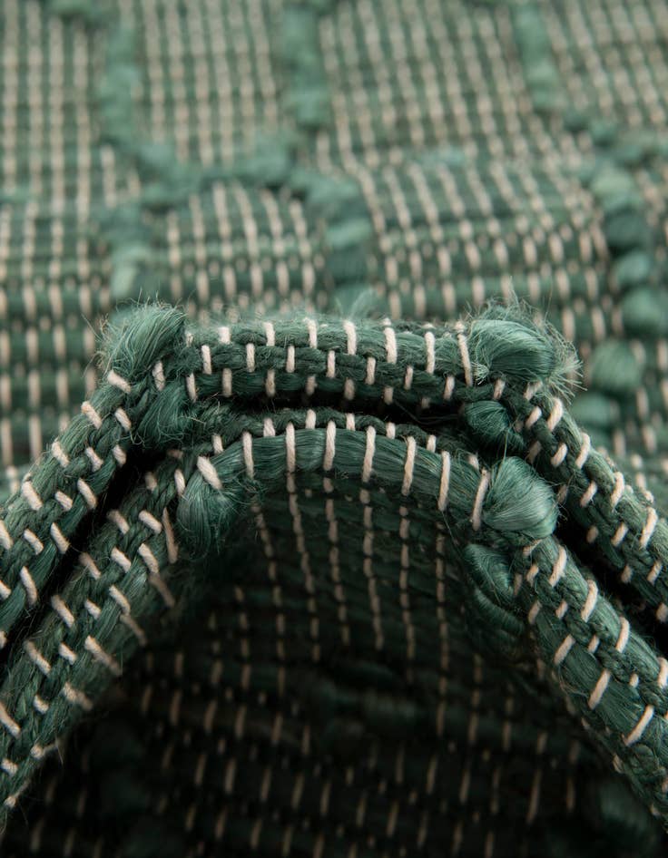 Detail image of 5' 3 x 5' 3 Hand Woven Larsa Jute Square Rug