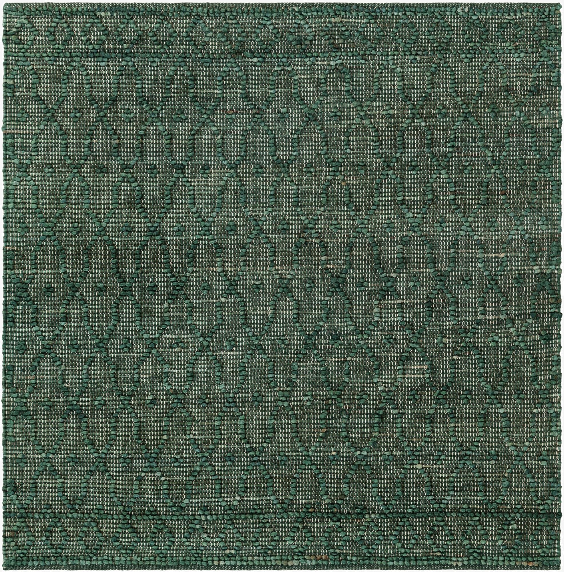 Primary image 160cm x 160cm  Hand Woven Larsa Jute Cuadrado Alfombra