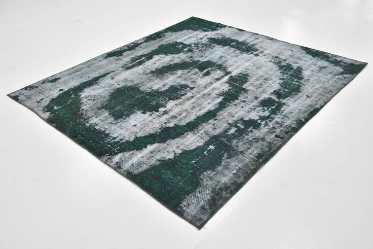 Detail image of 5' 10 x 6' 6 Hand Knotted Ultra Vintage Persian Wool Square Rug