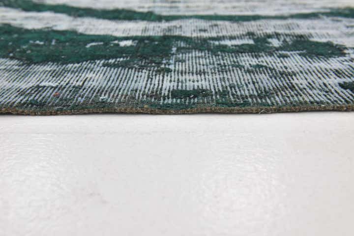 5' 10 x 6' 6 Hand Knotted Ultra Vintage Persian Wool Square Rug