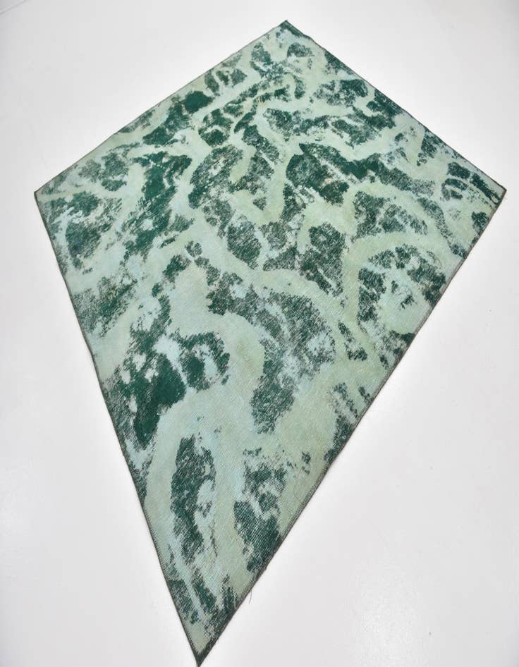 Detail image of 7' x 7' 10  Hand Knotted Ultra Vintage Persian Wool Square Rug