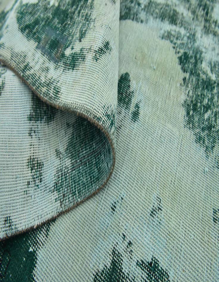 Detail image of 7' x 7' 10  Hand Knotted Ultra Vintage Persian Wool Square Rug