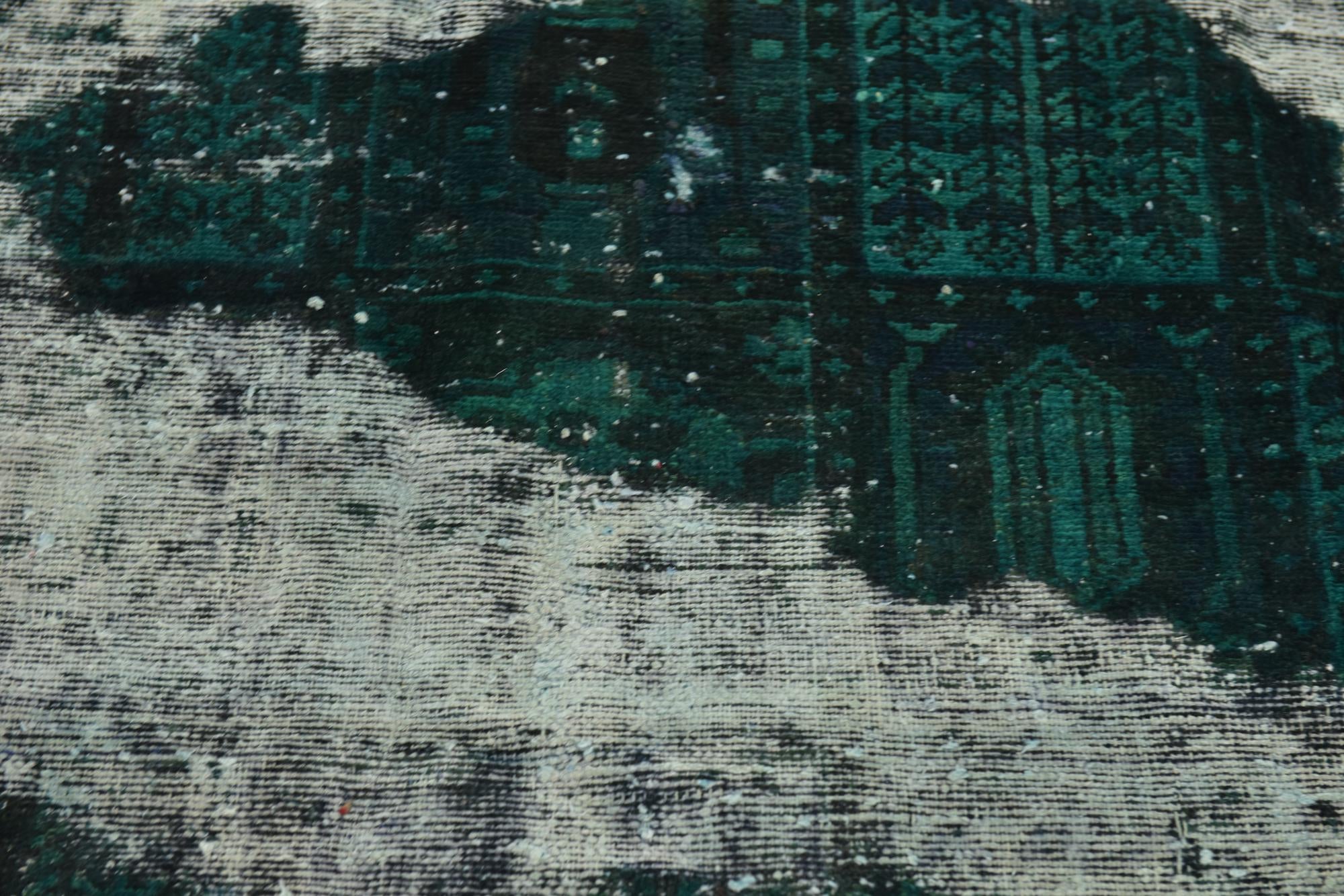6' 3 x 6' 6 Hand Knotted Ultra Vintage Persian Wool Square Rug