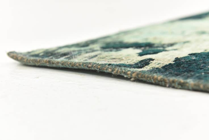Detail image of 3' 9 x 3' 10 Hand Knotted Ultra Vintage Persian Wool Square Rug