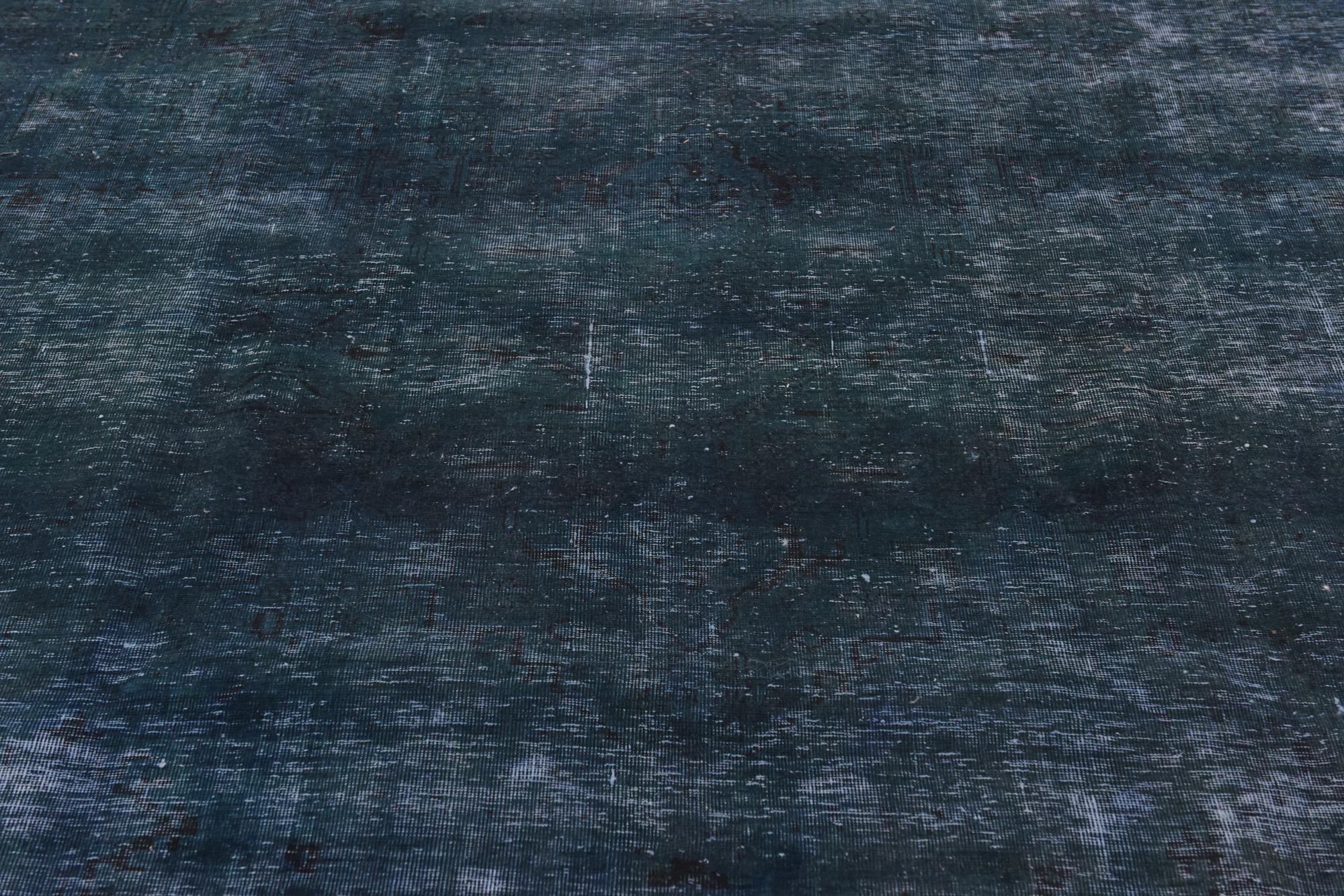 9' 8 x 10' 6 Hand Knotted Ultra Vintage Persian Wool Square Rug