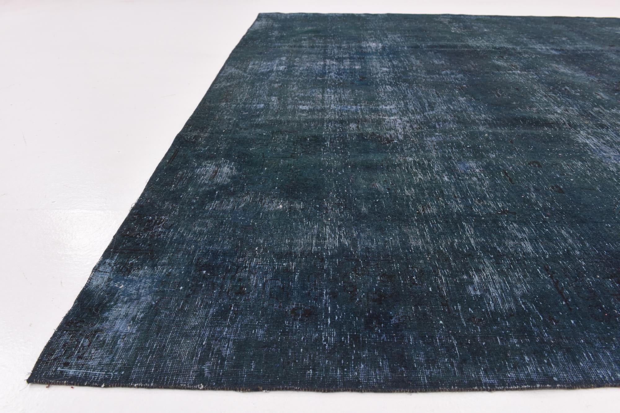 9' 8 x 10' 6 Hand Knotted Ultra Vintage Persian Wool Square Rug