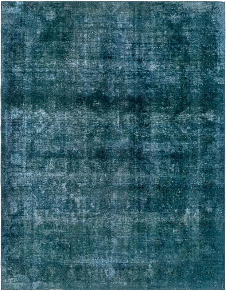 Detail image of 9' 8 x 10' 6 Hand Knotted Ultra Vintage Persian Wool Square Rug
