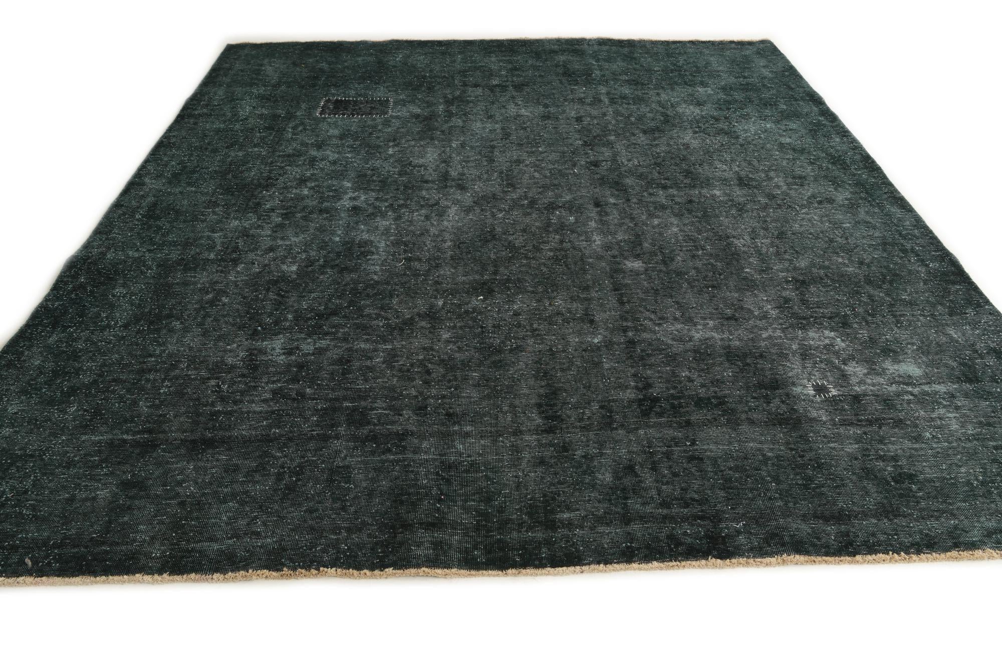 8' 5 x 9' 4 Hand Knotted Ultra Vintage Persian Wool Square Rug