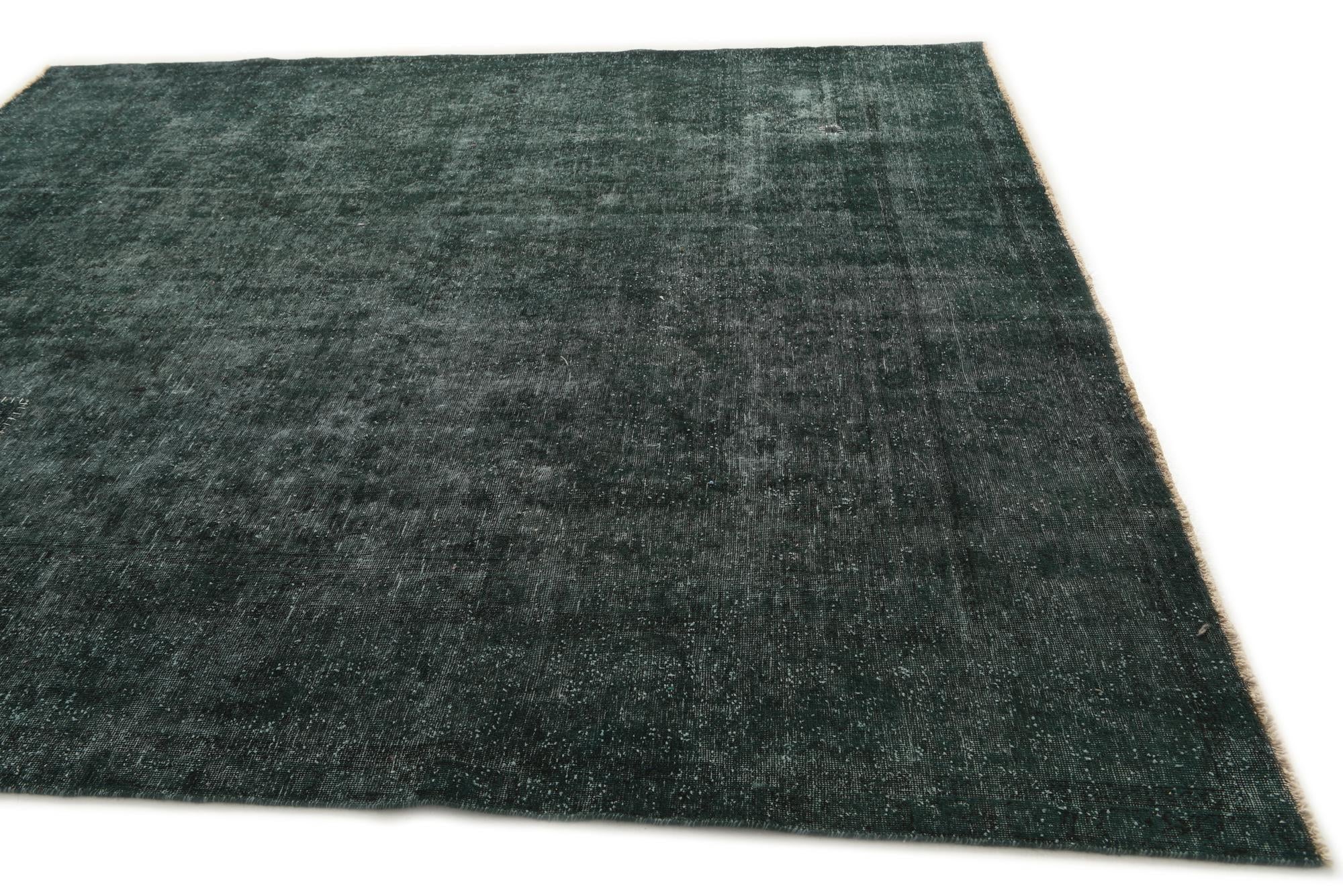 8' 5 x 9' 4 Hand Knotted Ultra Vintage Persian Wool Square Rug
