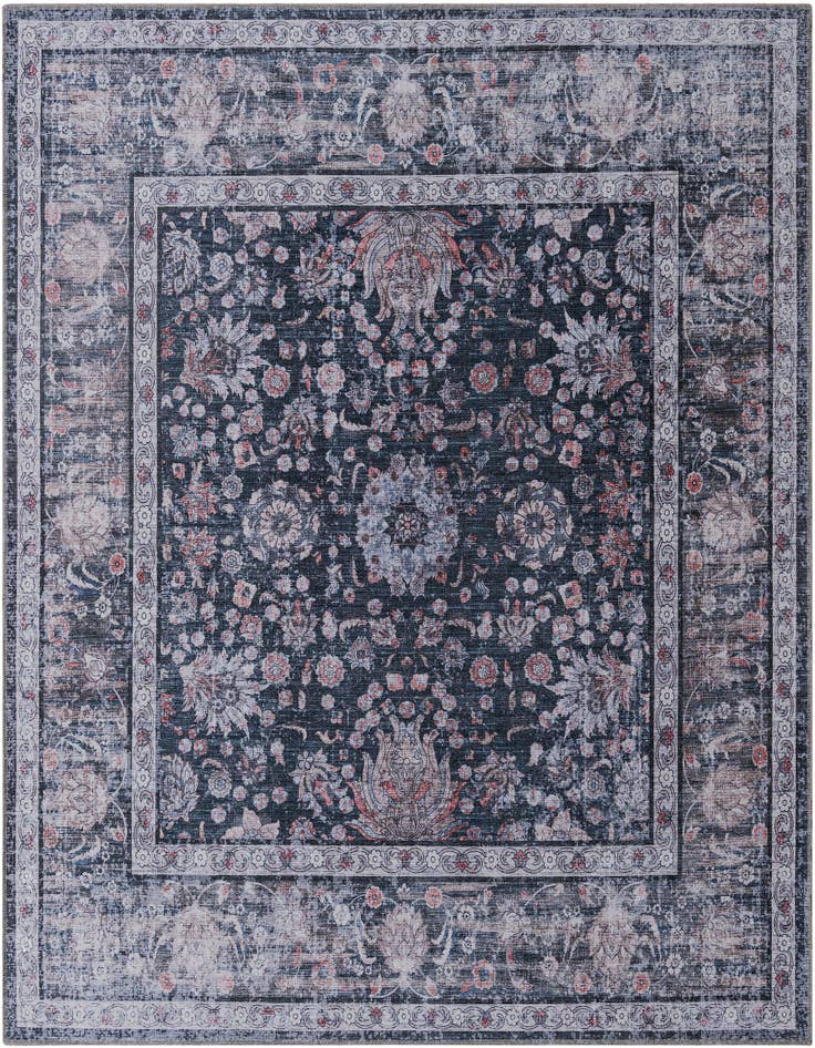 Detail image of 7' 10 x 7' 10 Washable Yara Square Rug