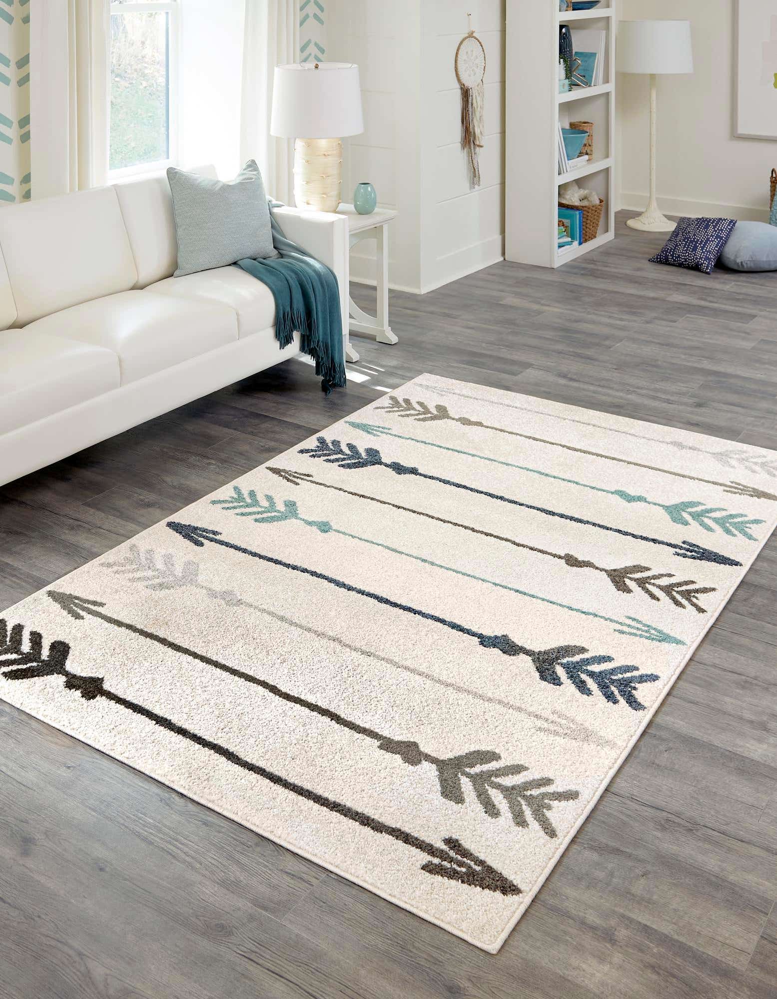 Ivory 60cm x 90cm Harvest Teppich Rugs DE