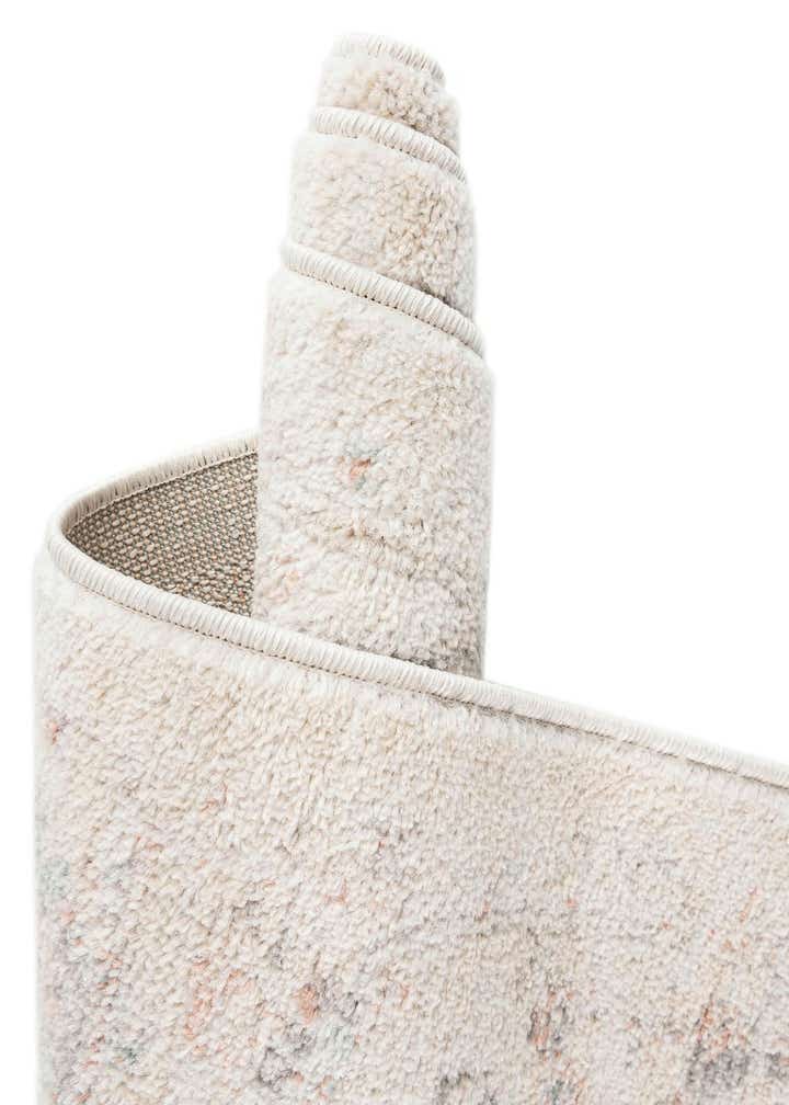 Ivory 4' x 4' Madeline Vintage Square Rug