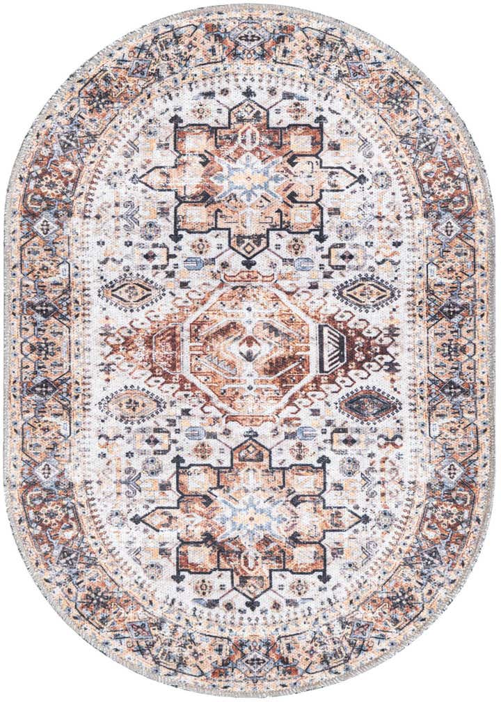 2' x 3' 1 Washable Yara Oval Rug