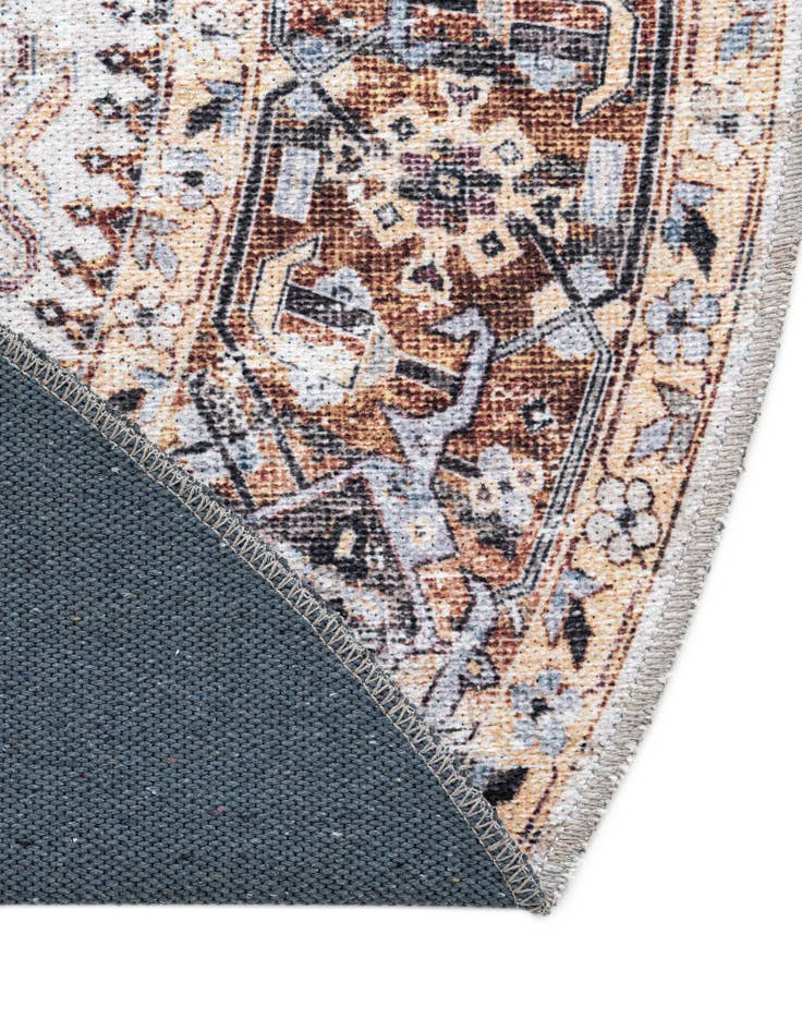 Detail image of 2' x 3' 1 Washable Yara Oval Rug