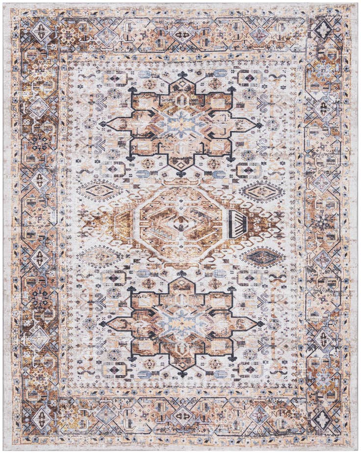 Detail image of 7' 10 x 10' Washable Yara Rug