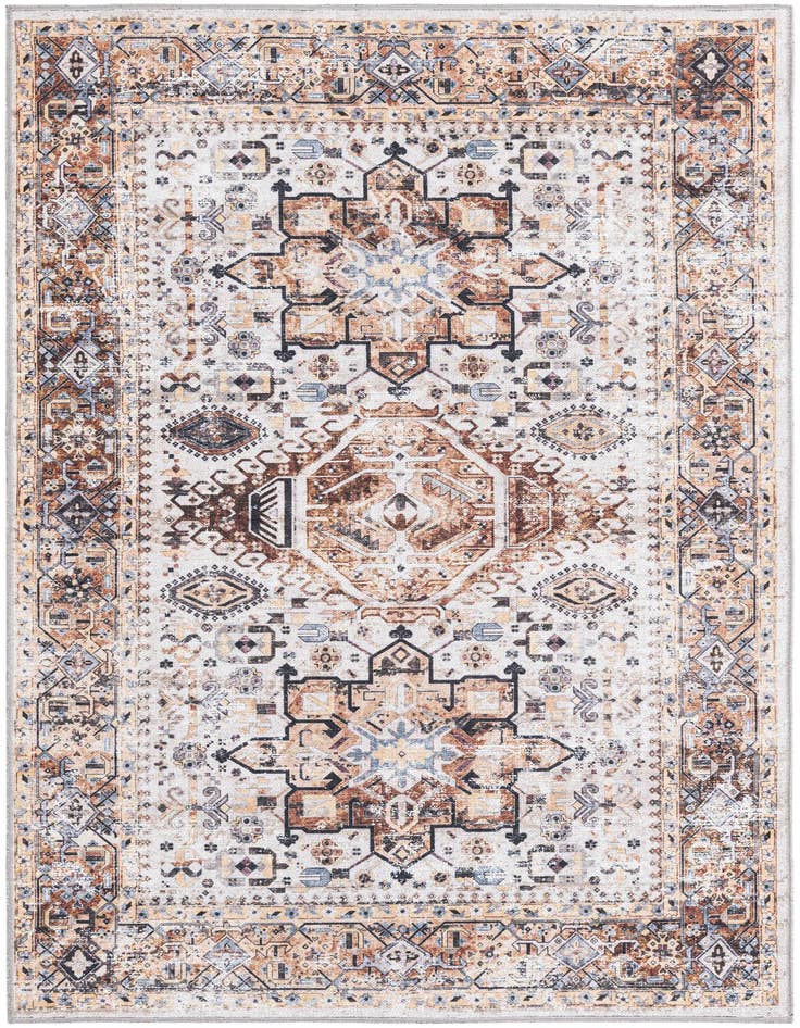 Detail image of 4' x 6' Washable Yara Rug