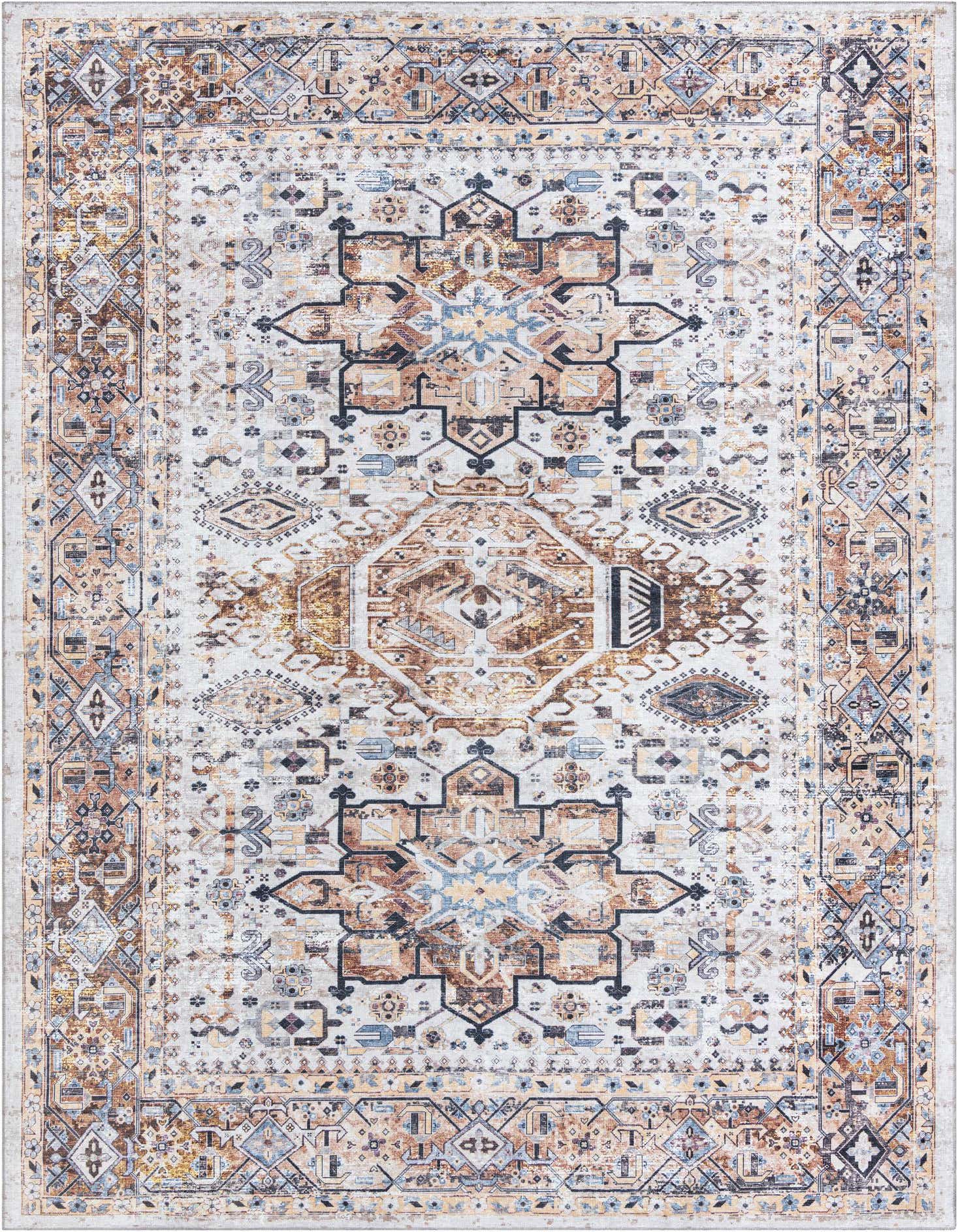9' 10 x 13' 1 Washable Yara Rug