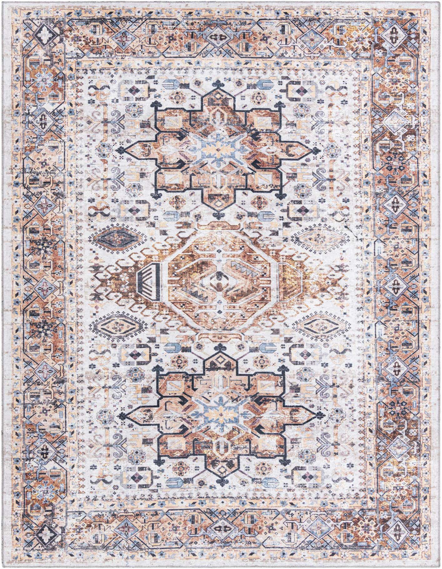 7' 1 x 10' Washable Yara Rug