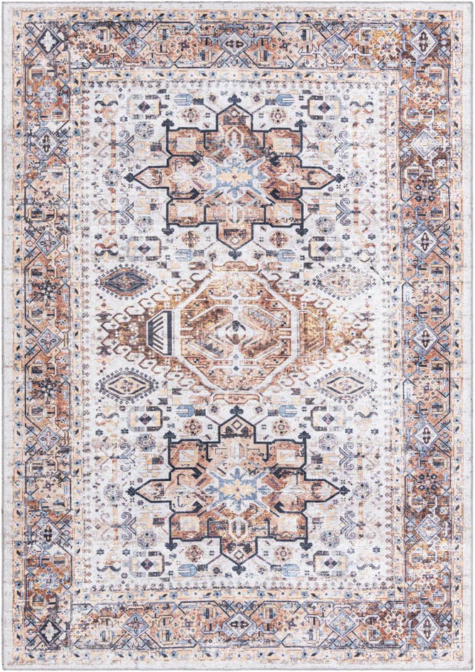 Detail image of 7' 1 x 10' Washable Yara Rug