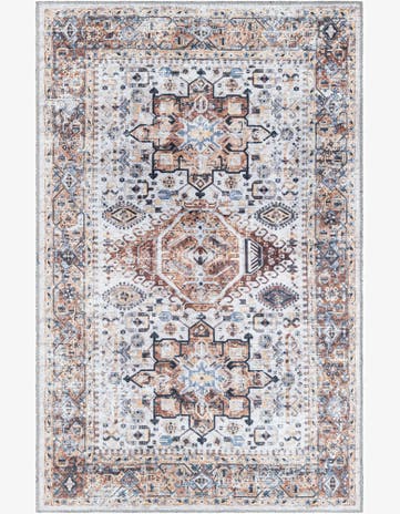 Ivory Almond Washable Yara Rug