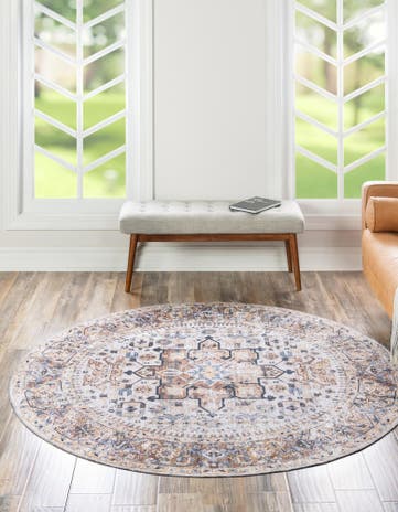 9' 10 x 9' 10 Yara Round Rug