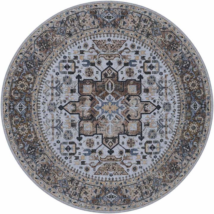9' 10 x 9' 10 Yara Round Rug
