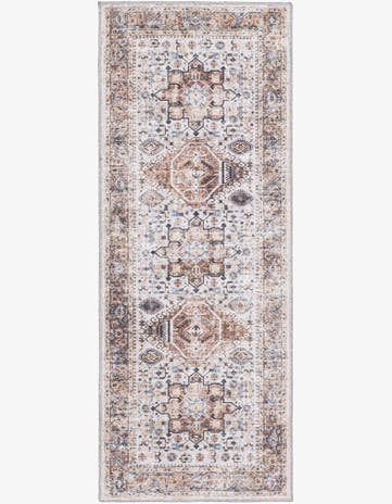 2' x 5' Washable Yara Runner Rug