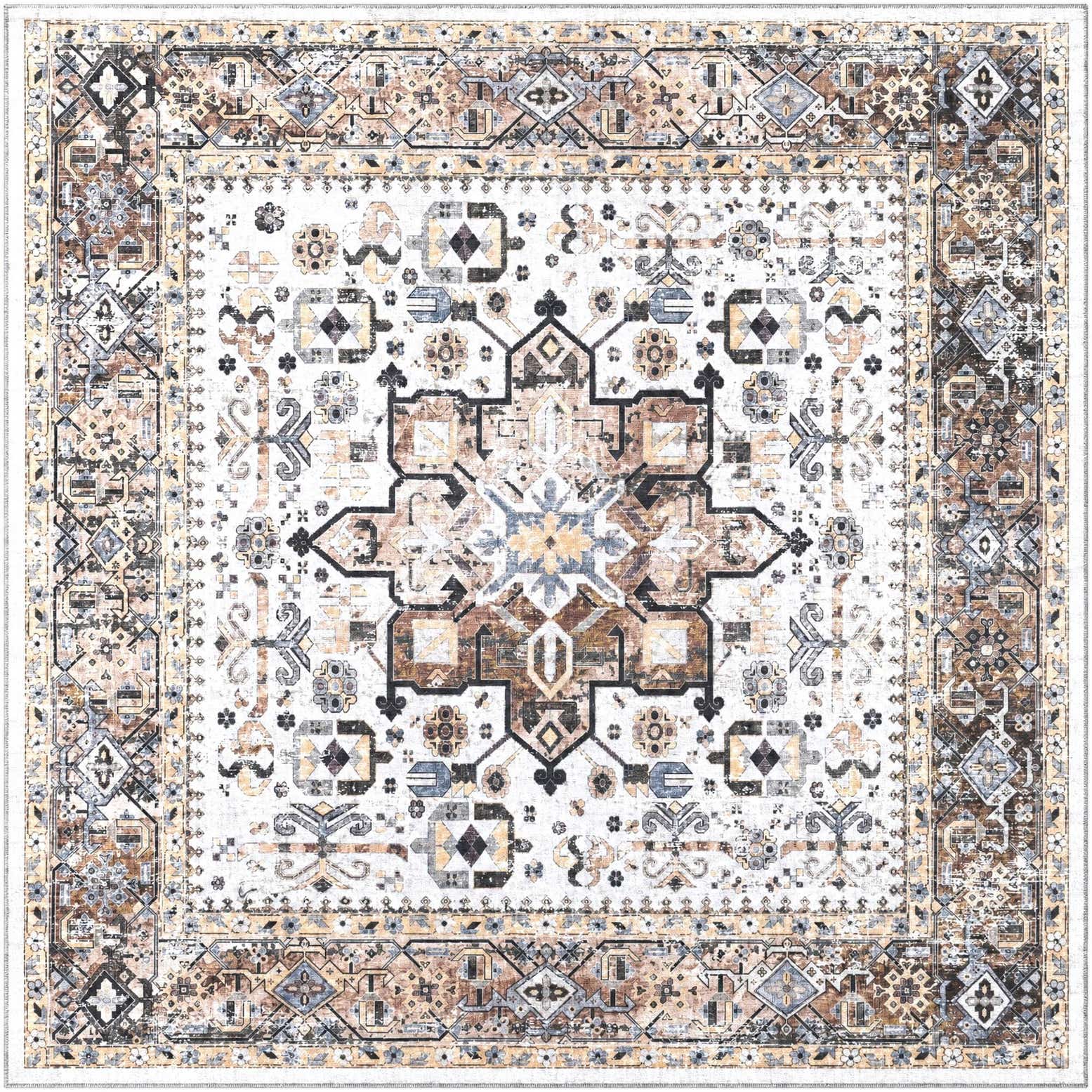 9' 10 x 9' 10 Yara Square Rug
