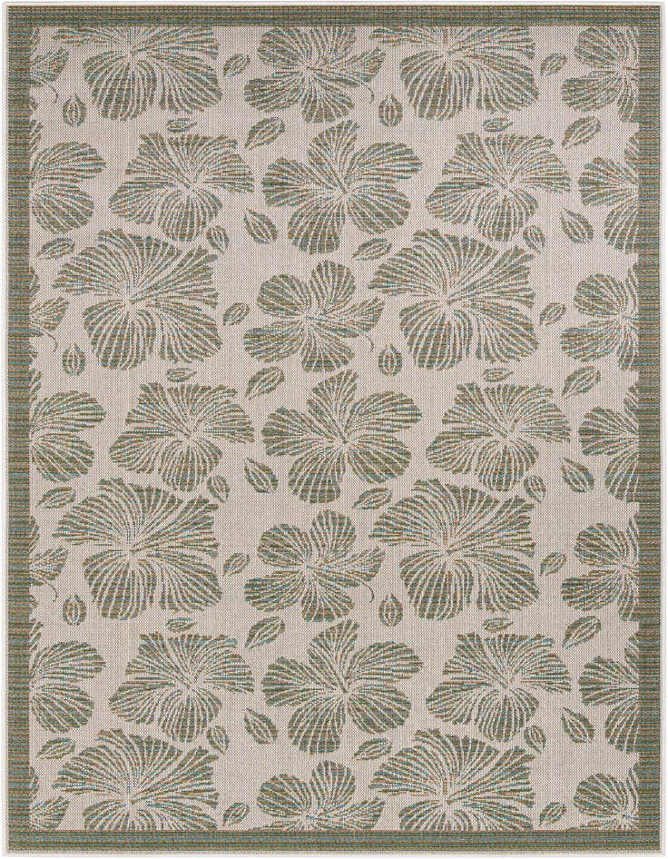 Detail image of 6' 1 x 9' Easy-Clean Baja Indoor / Outdoor Rug