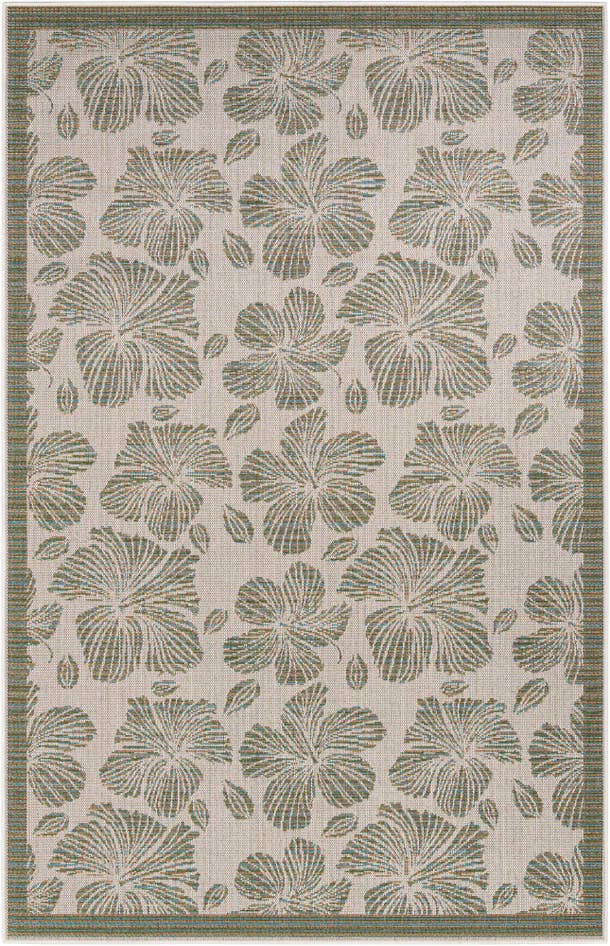 Detail image of 6' 1 x 9' Easy-Clean Baja Indoor / Outdoor Rug