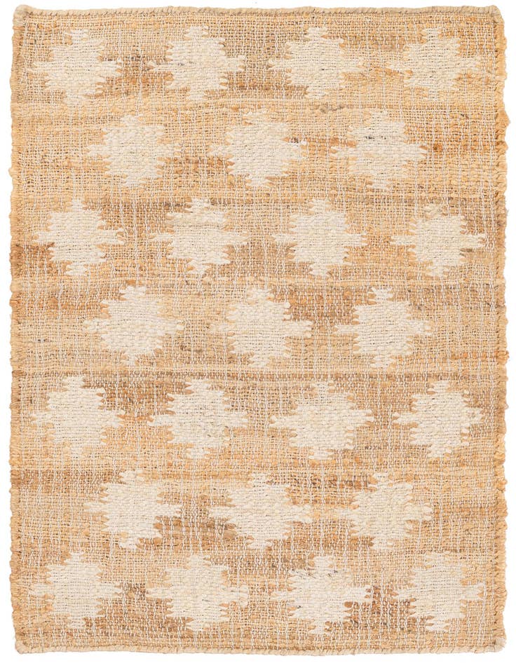 Detail image of 2' x 3' 1 Hand Woven Kala Handwoven Jute Rug