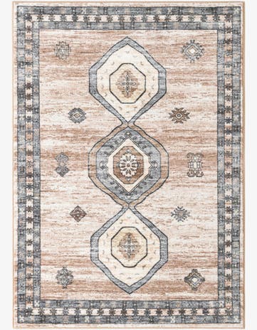 Ivory and Beige Medina Rug
