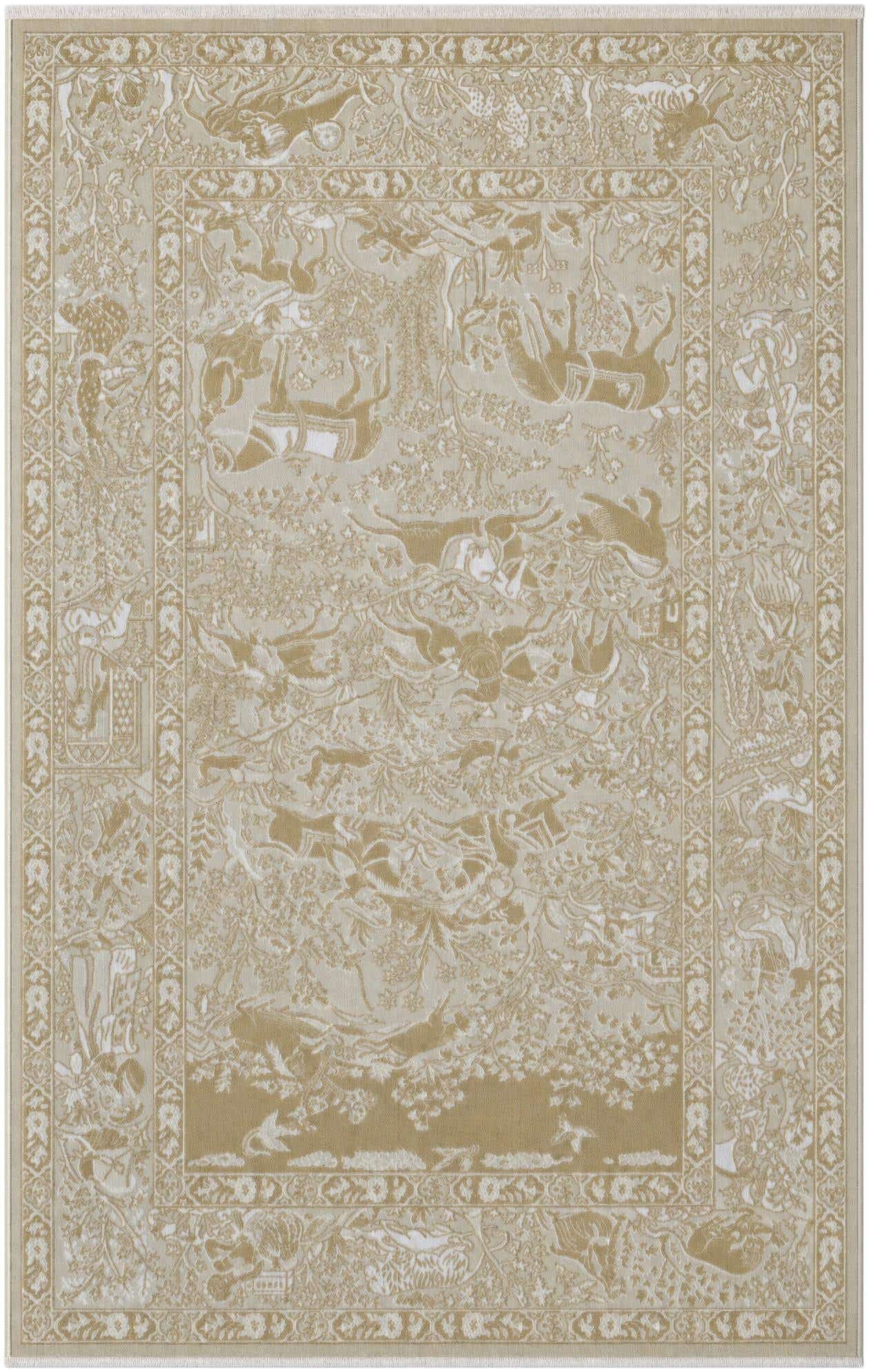 5' 3 x 8' Nain Design Rug