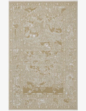 5' 3 x 8' Nain Design Rug