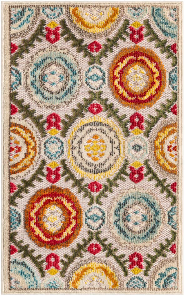 Detail image of 2' x 3' Easy-Clean Casablanca Indoor / Outdoor Rug